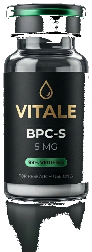 Vitale BPC-S research peptide vial — third-party tested