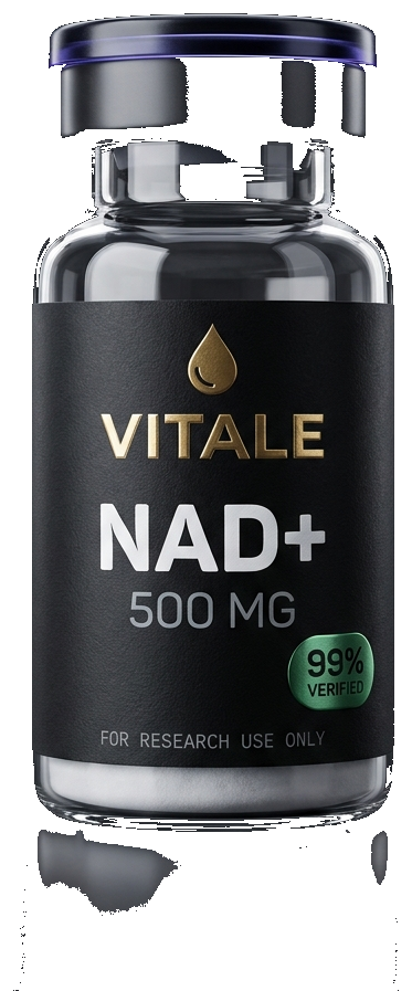 Vitale NAD+ research peptide vial — third-party tested